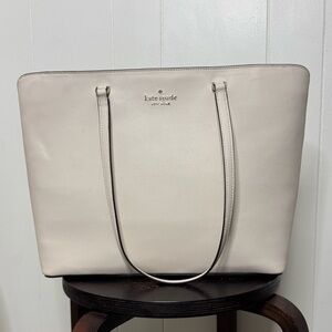 Kate spade chalk white tote purse bag